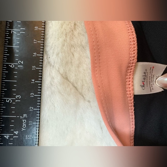 Oh La La Dancewear 2 piece Child Xl orange/pink black groups at condition - Picture 3 of 6